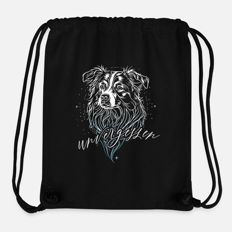 unvergessen - Stanley/Stella recycelter Gym Bag - Schwarz