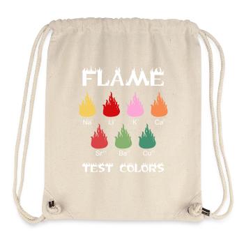 Flammentest Farbchemie Chemie Benutzerdefiniert - Stanley/Stella recycelter Gym Bag - Naturweiß - Vorne
