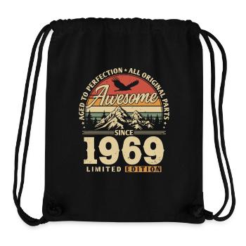 Great since 1969 - Stanley/Stella Recycled Gym Bag - black - Front