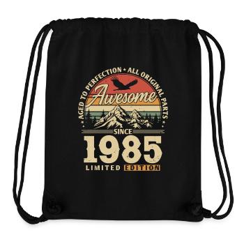 Great since 1985 - Stanley/Stella Recycled Gym Bag - black - Front