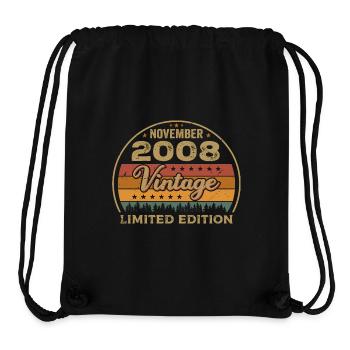 November 2008 - Birthday Gift November 2008 - Stanley/Stella Recycled Gym Bag - black - Front
