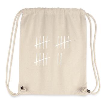 17 Year Old 17th 17 Hash Marks Birthday - 17 years old - Stanley/Stella Recycled Gym Bag - natural - Front