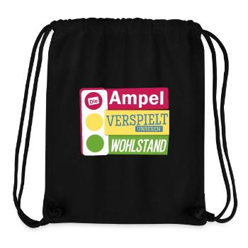 Die Ampel verspielt unseren Wohlstand Bauernprotes - Stanley/Stella recycelter Gym Bag - Schwarz - Vorne