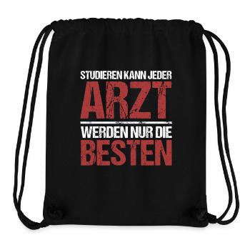 Studieren kann jeder; Arzt sind die Besten - Stanley/Stella recycelter Gym Bag - Schwarz - Vorne