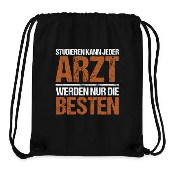 Studieren kann jeder - Arzt Edition - Stanley/Stella recycelter Gym Bag - Schwarz - Vorne