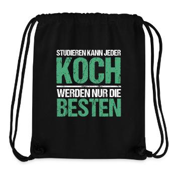 Anyone can study - Koch Edition - Stanley/Stella Recycled Gym Bag - black - Front