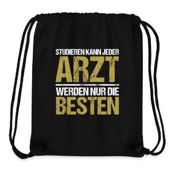 Studieren kann jeder - Arzt Edition - Stanley/Stella recycelter Gym Bag - Schwarz - Vorne