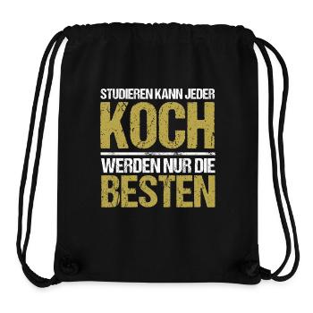 Anyone can study - Koch Edition - Stanley/Stella Recycled Gym Bag - black - Front
