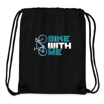 faire du vélo avec moi Fahrrad Rad bmx MTB Rennrad blau Team - Sac à cordon recyclé Stanley/Stella - noir - Devant