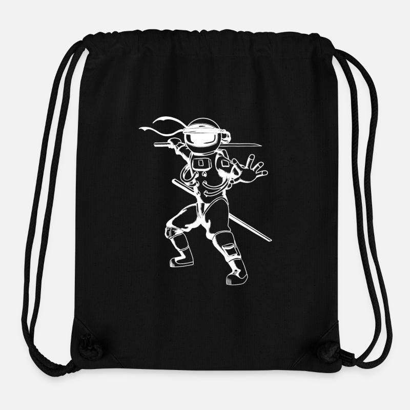 Astro Ninja - Stanley/Stella recycelter Gym Bag - Schwarz