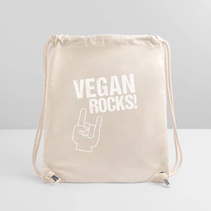 Vegan Rocks! Veganer oder Vegetarier Geschenk Stanley/Stella recycelter Gym Bag