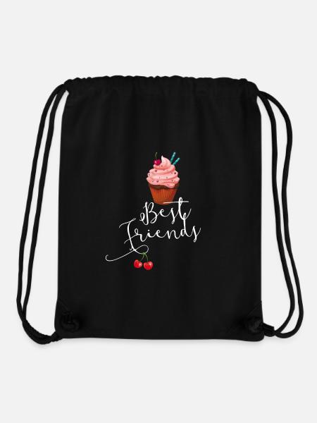 sweet cupcake süßer beste Freunde freundschaft - Stanley/Stella recycelter Gym Bag - Schwarz