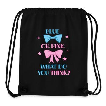 Baby Gender Reveal Party - Stanley/Stella recycelter Gym Bag - Schwarz - Vorne