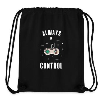 Controler Play Station Game jouer Video pc Nerd - Sac à cordon recyclé Stanley/Stella - noir - Devant