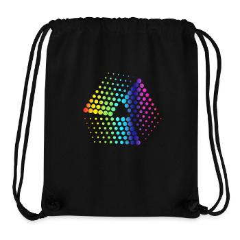punkte - Stanley/Stella recycelter Gym Bag - Schwarz - Vorne