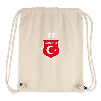 Gaziantep 27 Türkei Türkiye - Stanley/Stella recycelter Gym Bag - Naturweiß - Vorne