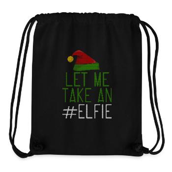 Let Me Take An Elfie Ugly Style - Stanley/Stella recycelter Gym Bag - Schwarz - Vorne