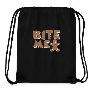 bite me - Stanley/Stella Recycled Gym Bag - black - Front