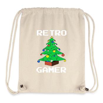 Retro Gamer - Stanley/Stella recycelter Gym Bag - Naturweiß - Vorne