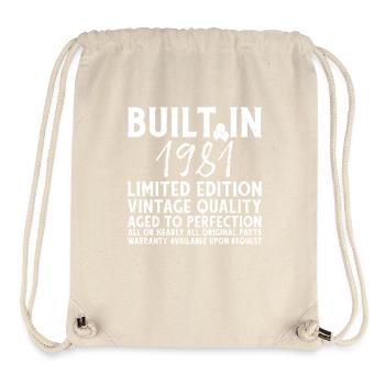 BUILT IN 1981! - Stanley/Stella Recycled Gym Bag - natural - Front