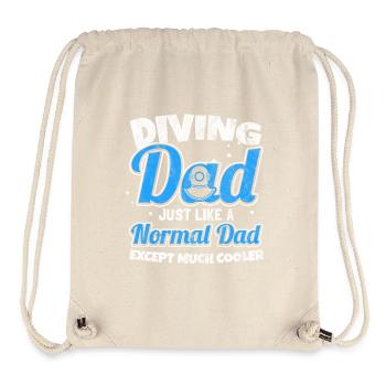 Gift for dad is the diver - Stanley/Stella Recycled Gym Bag - natural - Front