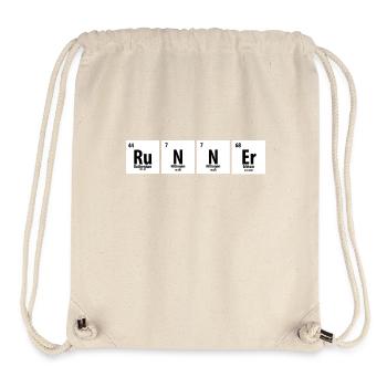 Laufen - Rennen - Jogging - Geschenk - Stanley/Stella recycelter Gym Bag - Naturweiß - Vorne