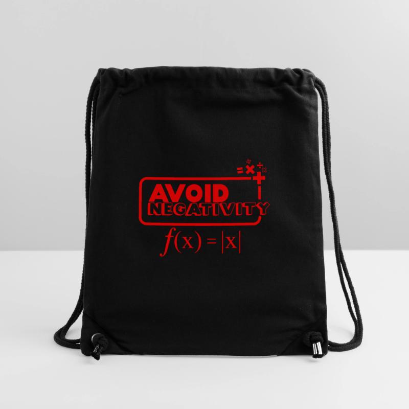 Avoid negativity - rot Stanley/Stella recycelter Gym Bag