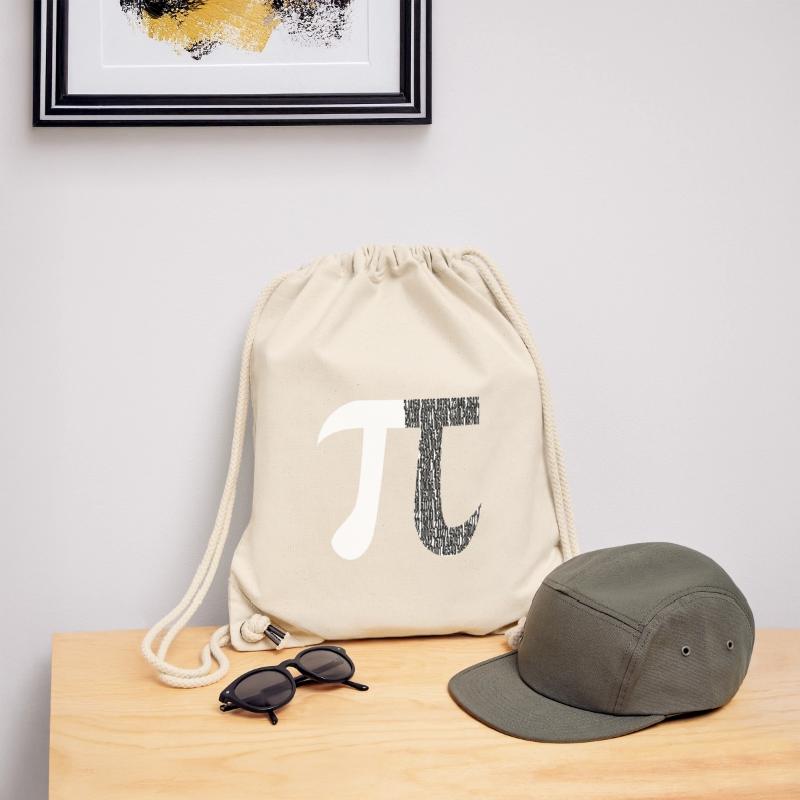 Pi Digits Mathematics Symbol Funny Math Nerd Pi Stanley/Stella Recycled Gym Bag