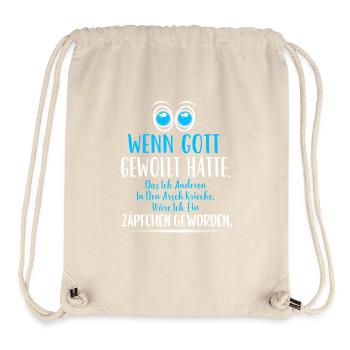 Bin kein Arsch kriecher! - Stanley/Stella recycelter Gym Bag - Naturweiß - Vorne