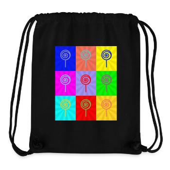 Pop-Art - Stanley/Stella recycelter Gym Bag - Schwarz - Vorne