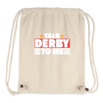 TALK DERBY - Stanley/Stella Recycled Gym Bag - natural - Front
