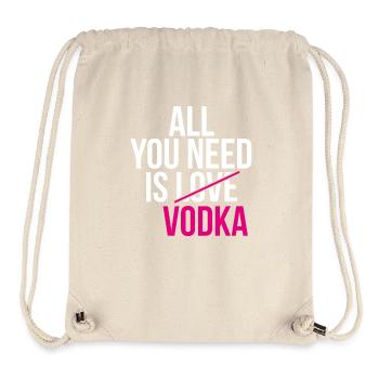 Vodka, Wodka, - Stanley/Stella recycelter Gym Bag - Naturweiß - Vorne