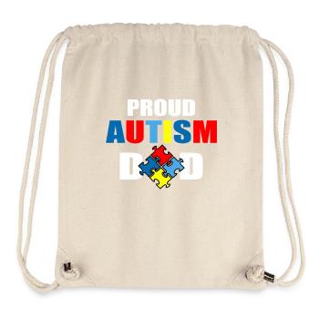 Proud autism dad - Stanley/Stella Recycled Gym Bag - natural - Front
