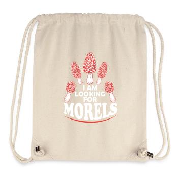 Morel mushroom shirt for mushrooms season - Stanley/Stella Recycled Gym Bag - natural - Front