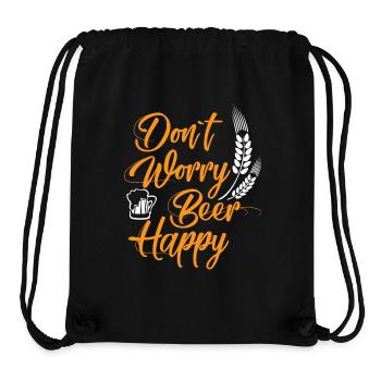 Mach dir keine Sorgen.. - Geschenk - Stanley/Stella recycelter Gym Bag - Schwarz - Vorne