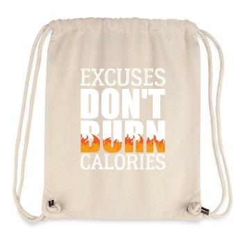 Burn Calories - Stanley/Stella recycelter Gym Bag - Naturweiß - Vorne