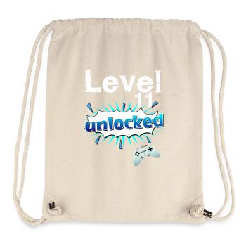 11. Geburtstag - Stanley/Stella recycelter Gym Bag - Naturweiß - Vorne