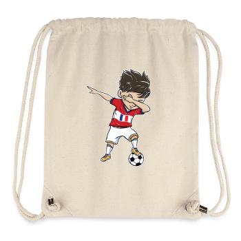 Fußball Weltmeisterschaft Frankreich Geschenk Dab - Stanley/Stella recycelter Gym Bag - Naturweiß - Vorne