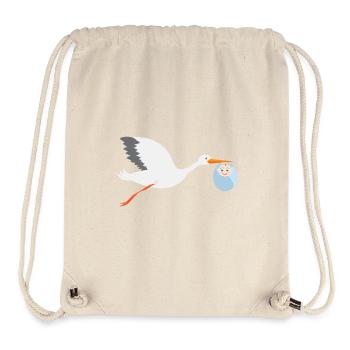 funny animals plants fruit vegetables children's motifs - Stanley/Stella Recycled Gym Bag - natural - Front