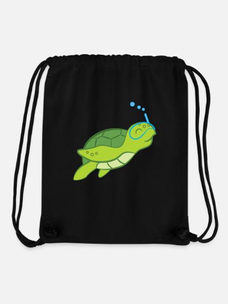 Schildkröte - Schildkrötenliebhaber - Schildkröten - Stanley/Stella recycelter Gym Bag - Schwarz