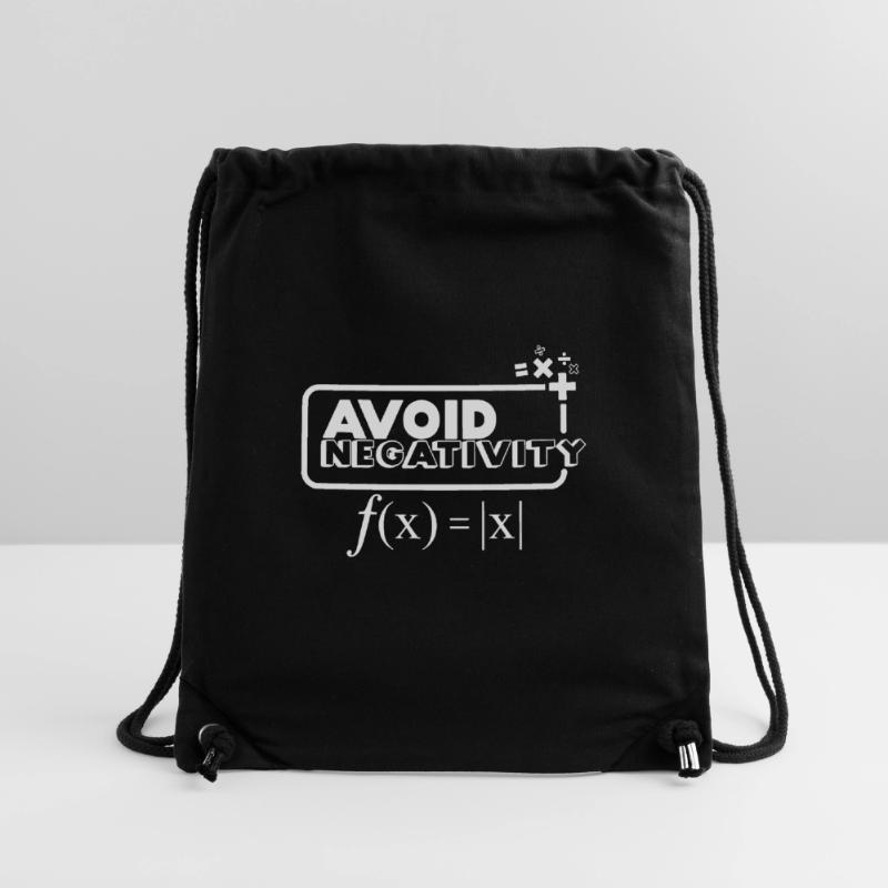 Avoid Negativity - Funny Math Nerd Gift Stanley/Stella Recycled Gym Bag