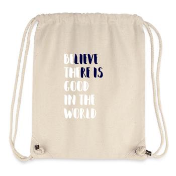 Be The Good In The World T-Shirt - Stanley/Stella recycelter Gym Bag - Naturweiß - Vorne