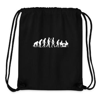 Schach Evolution Schachbrett - Sport Geschenk - Stanley/Stella recycelter Gym Bag - Schwarz - Vorne