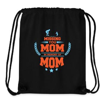 Missing you Mom, In the memory of Mom - Stanley/Stella recycelter Gym Bag - Schwarz - Vorne