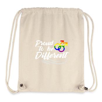 Proud to be different - Stanley/Stella recycelter Gym Bag - Naturweiß - Vorne