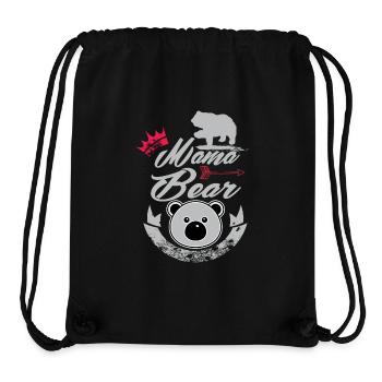 Mama Bear - Stanley/Stella recycelter Gym Bag - Schwarz - Vorne