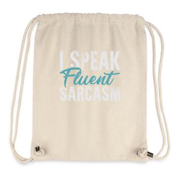 sarcasm - Stanley/Stella Recycled Gym Bag - natural - Front