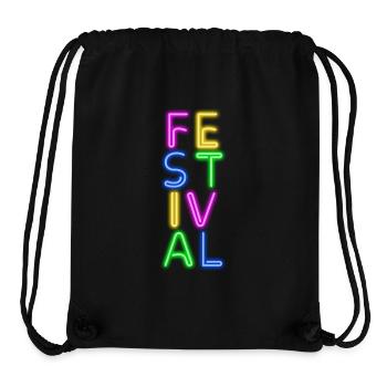 festival - Stanley/Stella Recycled Gym Bag - black - Front