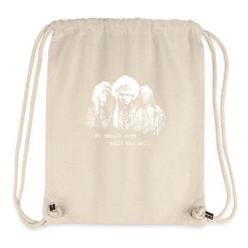 Immigration, Immigrant, Indian, USA, America - Stanley/Stella Recycled Gym Bag - natural - Front