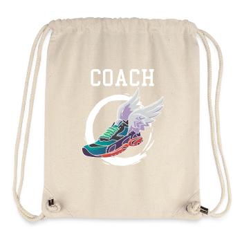 Track and Field Leichtathletik Coach Geschenk - Stanley/Stella recycelter Gym Bag - Naturweiß - Vorne